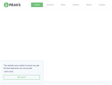 Tablet Screenshot of 7peakssoftware.com